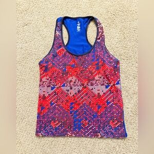 Zumba Colorful Geometric RacerBack Tank Top